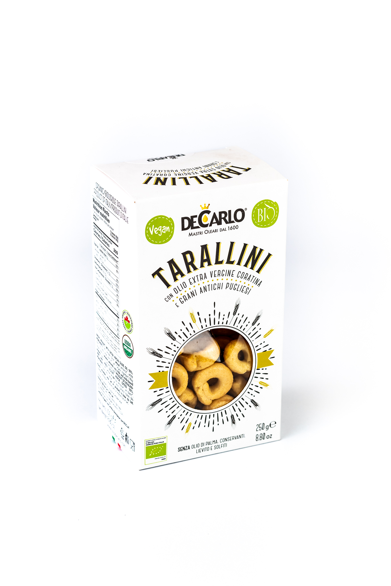 TARALLINI BIO BOITE 250 GRS