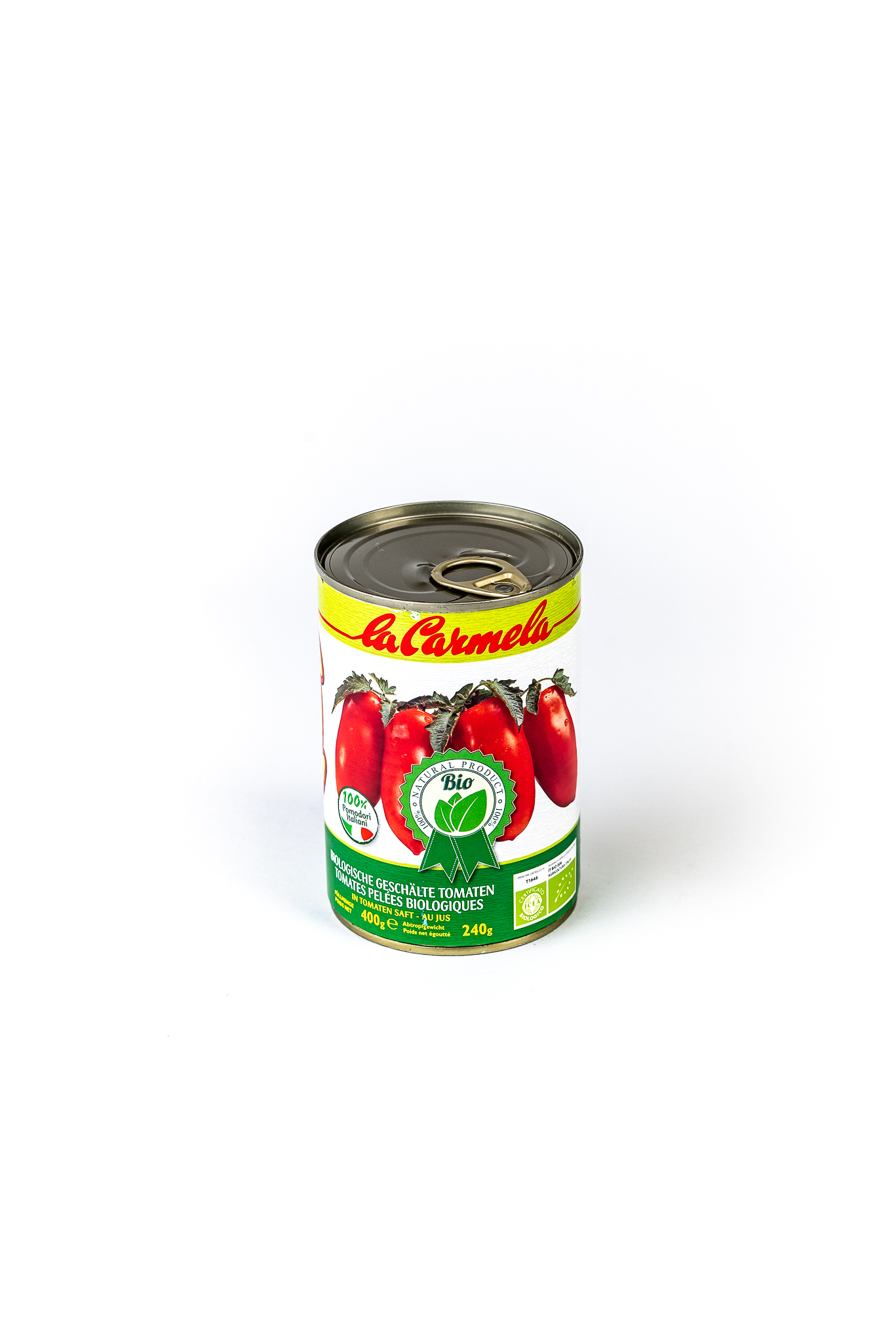 TOMATE PELEE BIO 400 GR